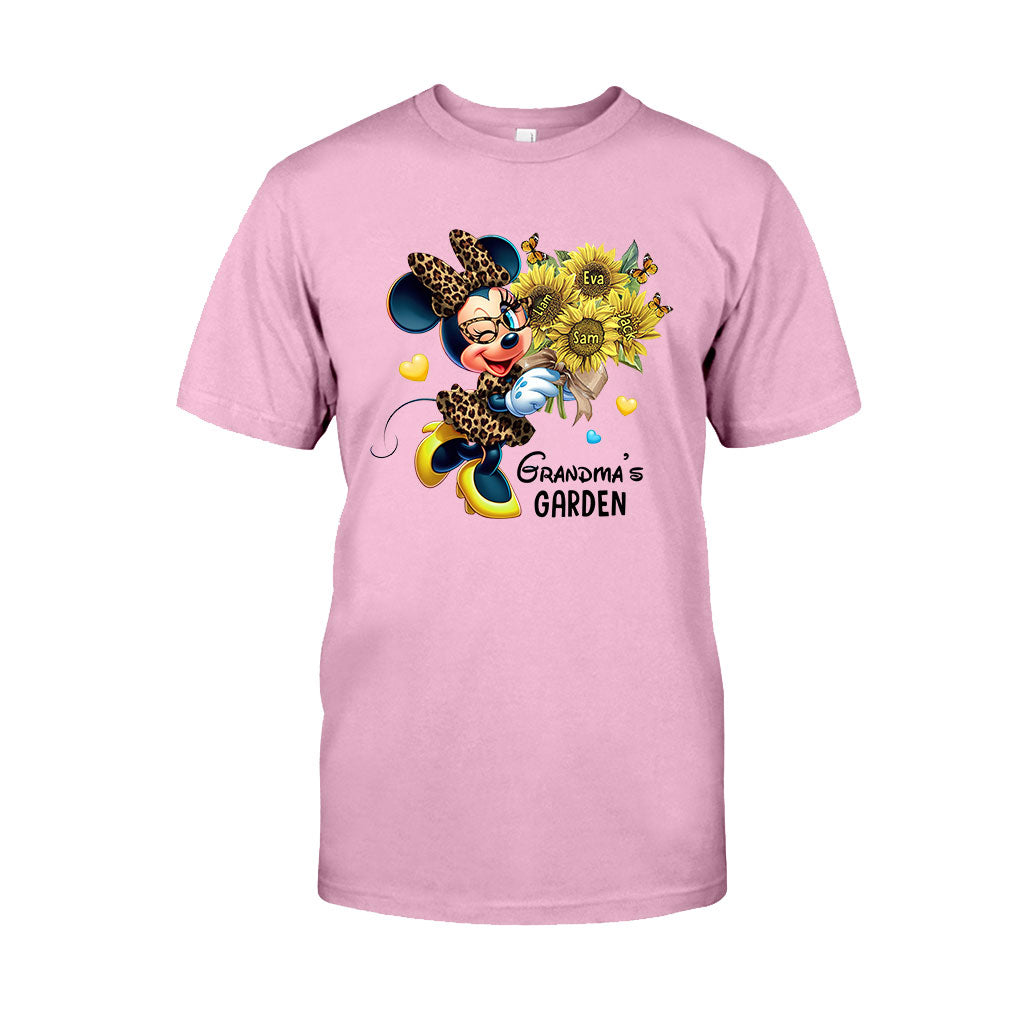 Personalized Grandma's Garden T-shirt & Hoodie with Custom Names Gift