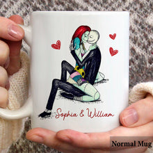 Load image into Gallery viewer, Personalized Kinky Couple Mug Custom Name Gift for Valentine's Day
