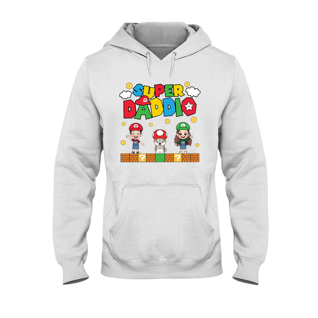 Personalized Super Daddio T-shirt & Hoodie Gift for Dad