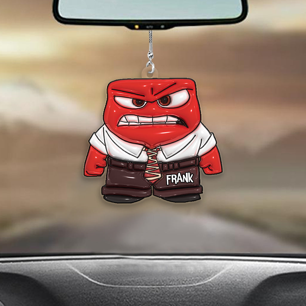 Personalized Transparent Car Ornament Custom Name Gift for Christmas