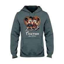 Load image into Gallery viewer, Personalized Chicano Couple T-shirt &amp; Hoodie Gift Together Since 2022
