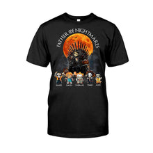 Load image into Gallery viewer, Personalized Father T-Shirt and Hoodie with 4 Character Design
