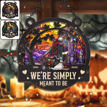Load image into Gallery viewer, Personalized Nightmare Suncatcher Gift for Halloween or Wedding
