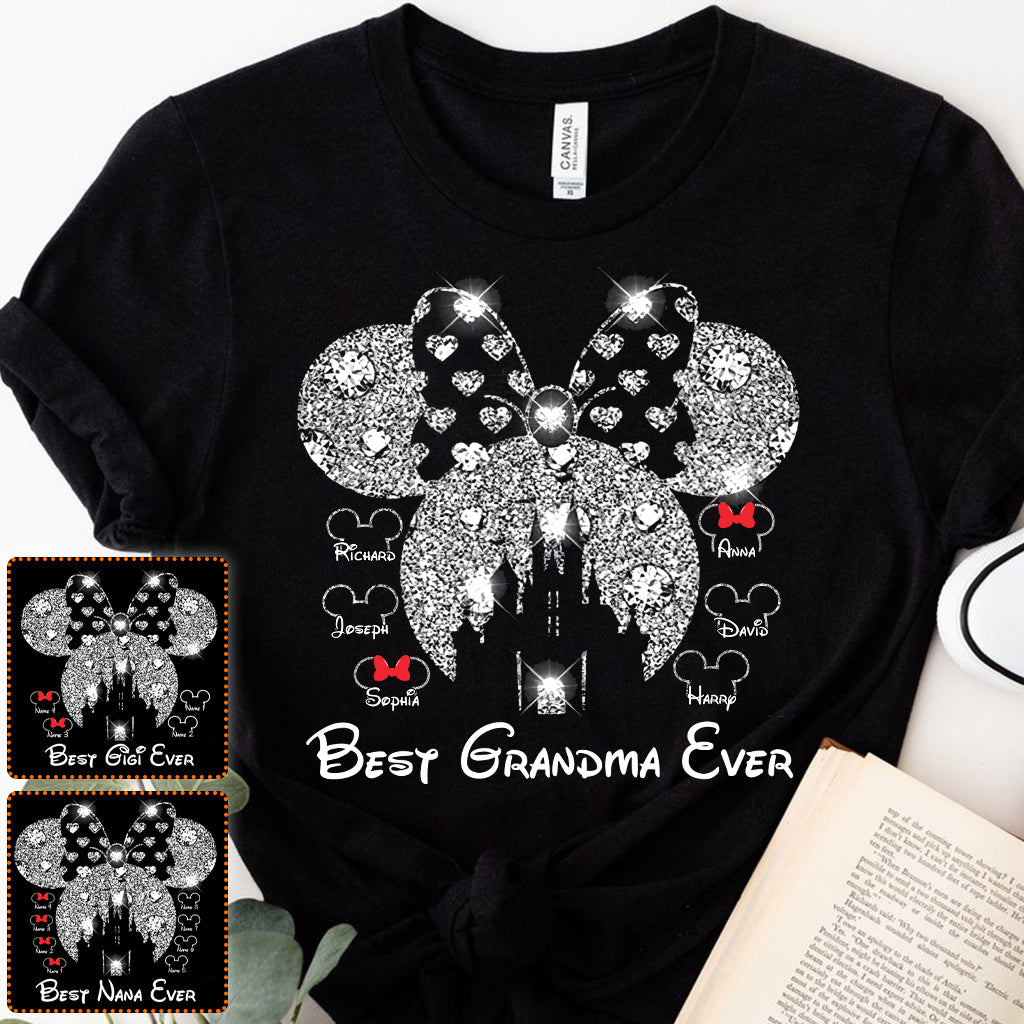 Personalized Best Grandma Ever Mouse T-shirt & Hoodie Gift