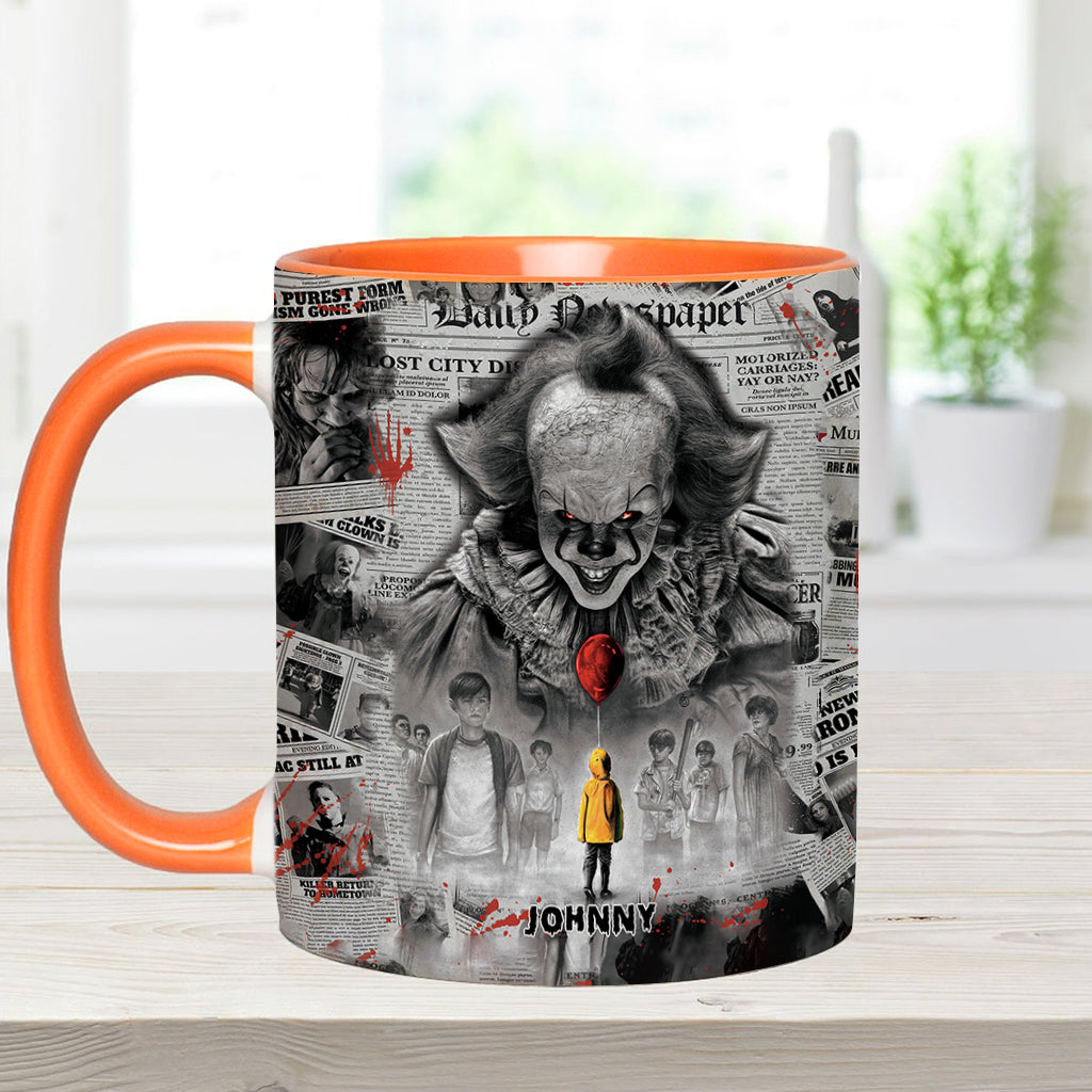 Personalized Horror Movie Accent Mug Custom Gift for Fans
