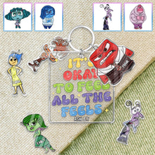 Load image into Gallery viewer, Personalized Acrylic Keychain with Charms for All Occasions
