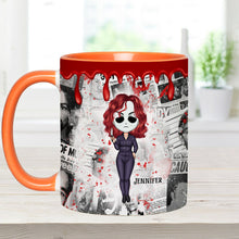 Load image into Gallery viewer, Personalized Accent Mug with Unique True Crime Design
