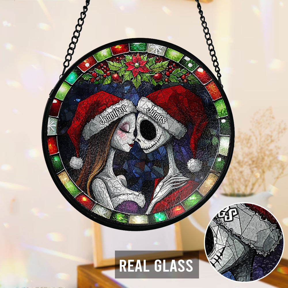 Personalized Stained Glass Suncatcher Unique Christmas Gift