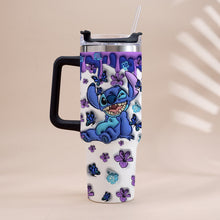Load image into Gallery viewer, Personalized Ohana Tumbler with Handle Custom Name Gift Idea
