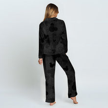 Load image into Gallery viewer, Personalized Satin Pajama Set for Couples with Custom Names &amp; Design
