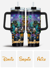 Load image into Gallery viewer, Personalized Halloween Tumbler with Handle for Drinks
