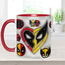 Load image into Gallery viewer, Personalized Accent Mug for Best Friends Custom Names Gift
