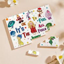 Load image into Gallery viewer, Personalized Horizontal Rectangle Building Brick Blocks for Kids Custom Name Gift
