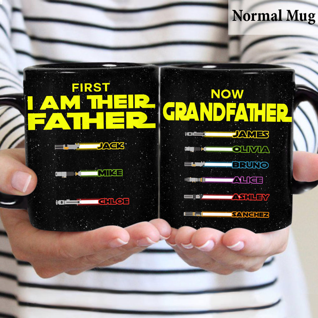 Personalized Star Wars Mug for Grandfathers Custom Name Gift