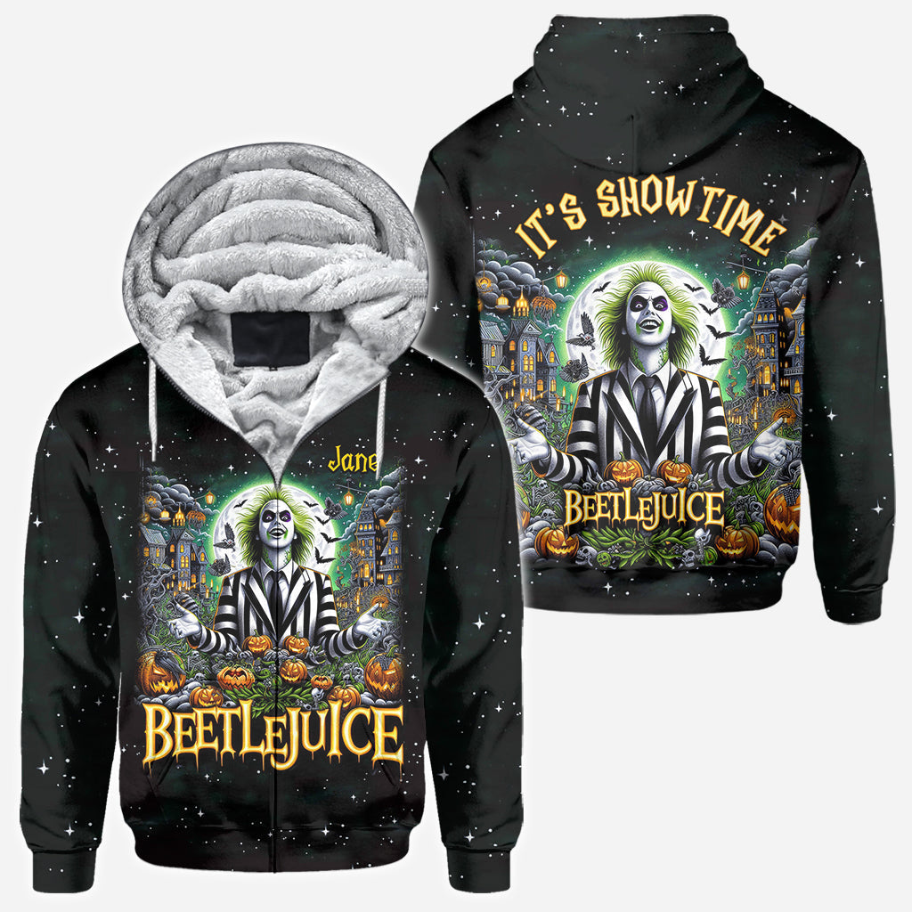 Personalized Beetlejuice All Over Shirt Custom Name Halloween Gift