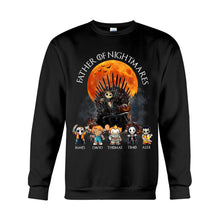 Load image into Gallery viewer, Personalized Father T-Shirt and Hoodie with 4 Character Design
