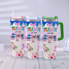 Load image into Gallery viewer, Personalized Ohana Tumbler with Handle Custom Name Gift for Mom
