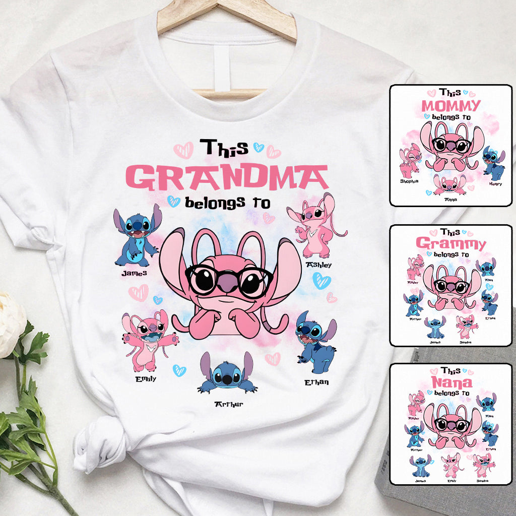 Custom Grandma Mouse T-shirt & Hoodie with Family Names | Personalized Gift