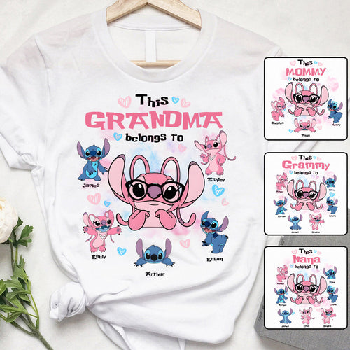 Custom Grandma Mouse T-shirt & Hoodie with Family Names | Personalized Gift