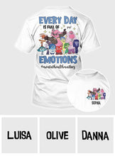 Load image into Gallery viewer, Personalized Emotional Expressions All Over Shirt for Kids | Back to School Gift
