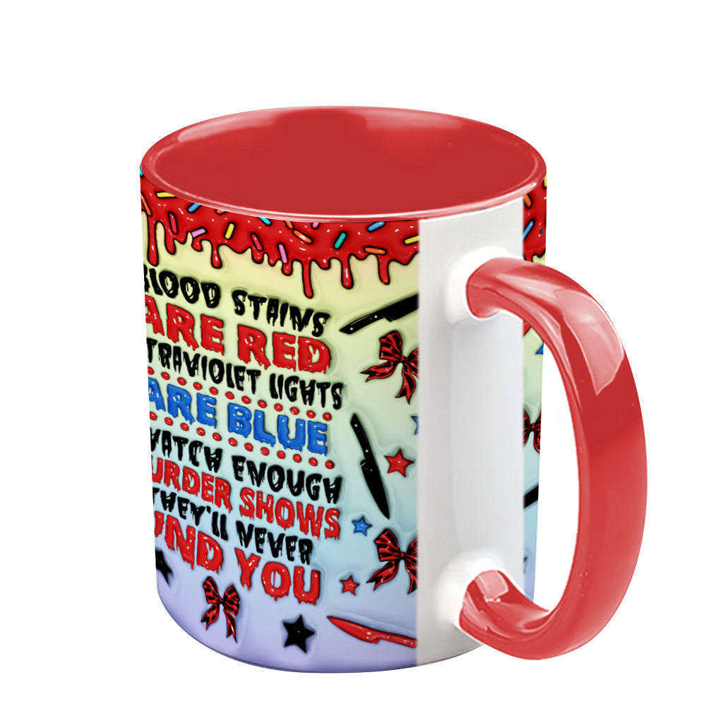 Personalized Accent Mug for Murder Mystery Lovers - Fun Gift