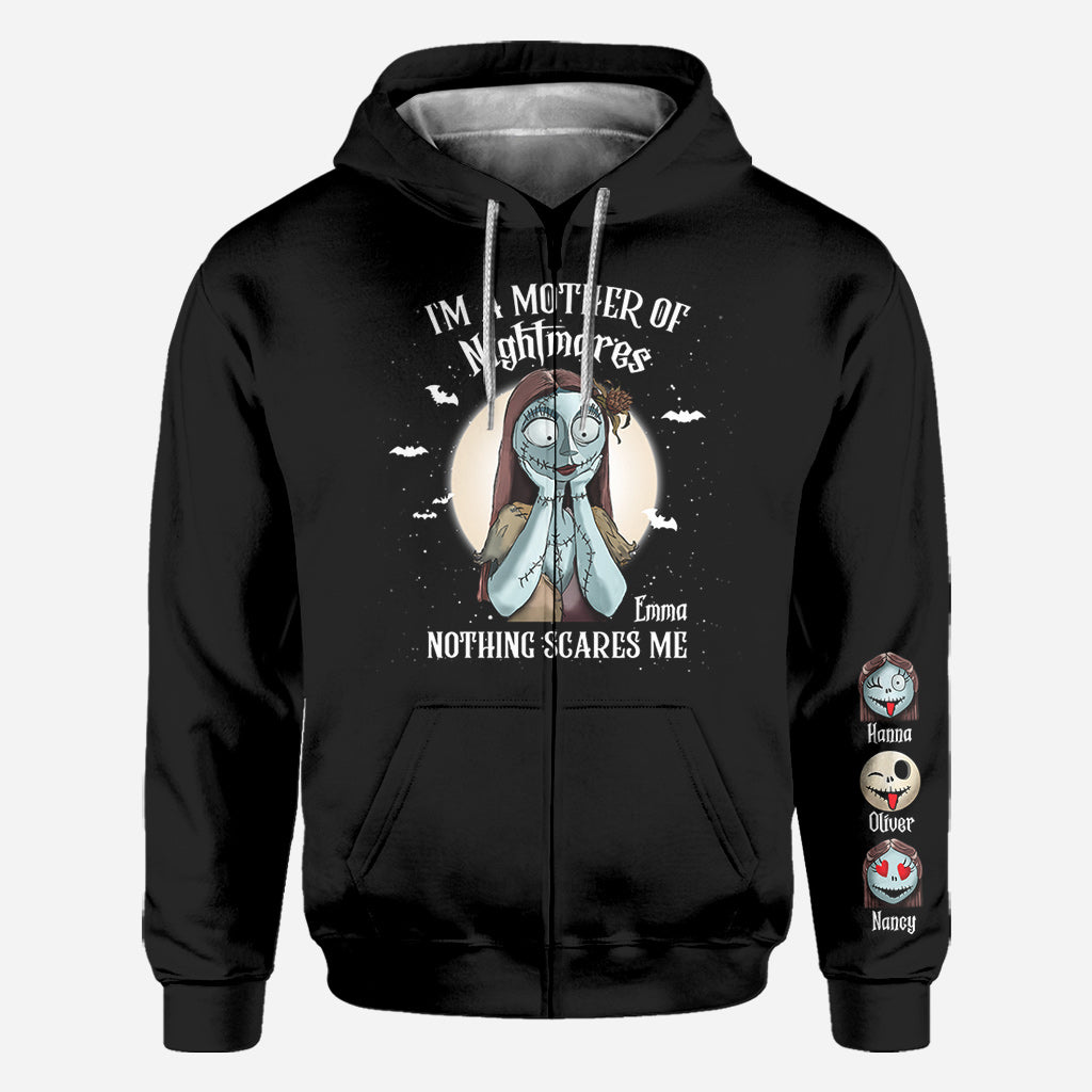 Personalized Nightmare All Over Shirt Custom Names Gift for Mom/Dad