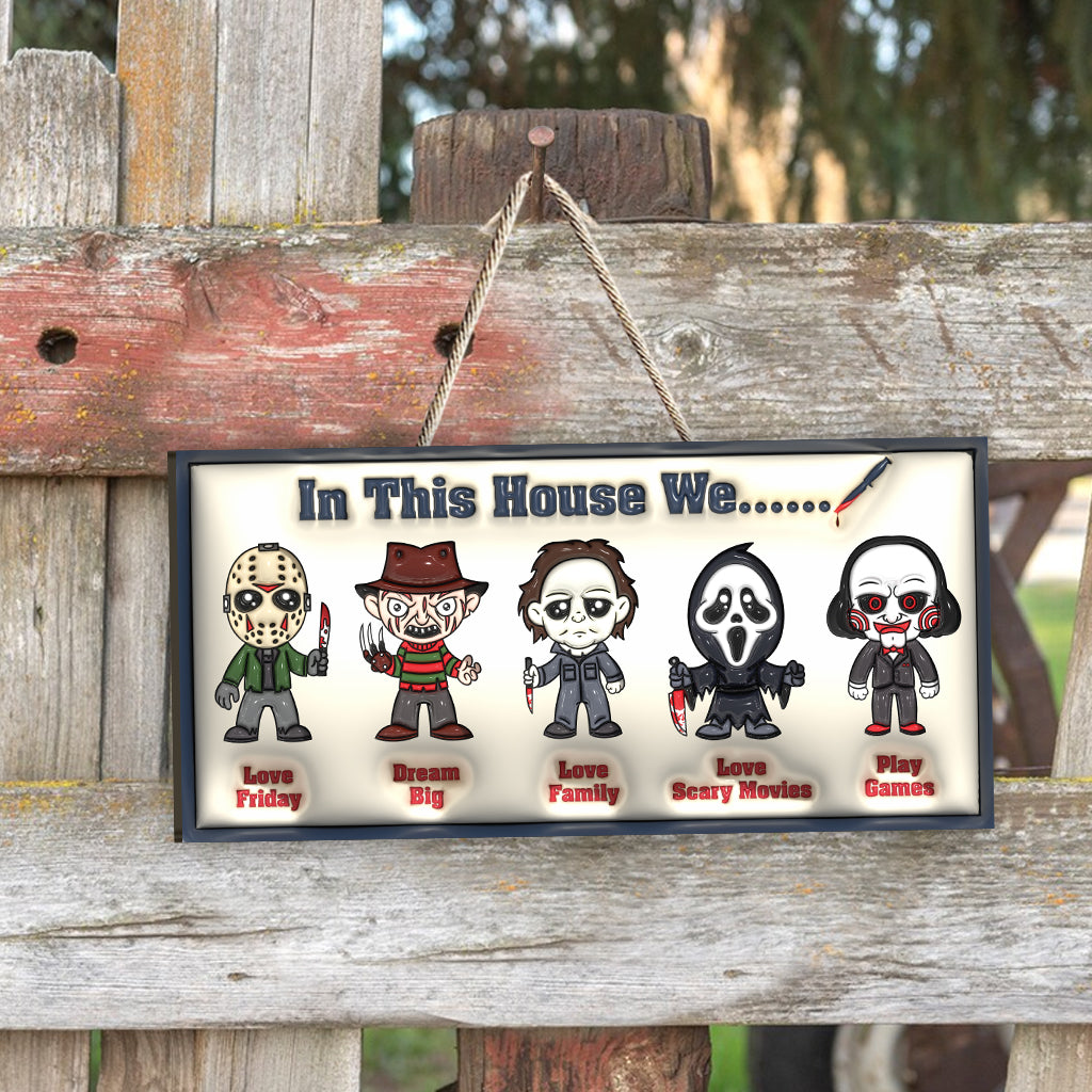 Personalized Wood Sign Custom Shape Family Home Decor Gift