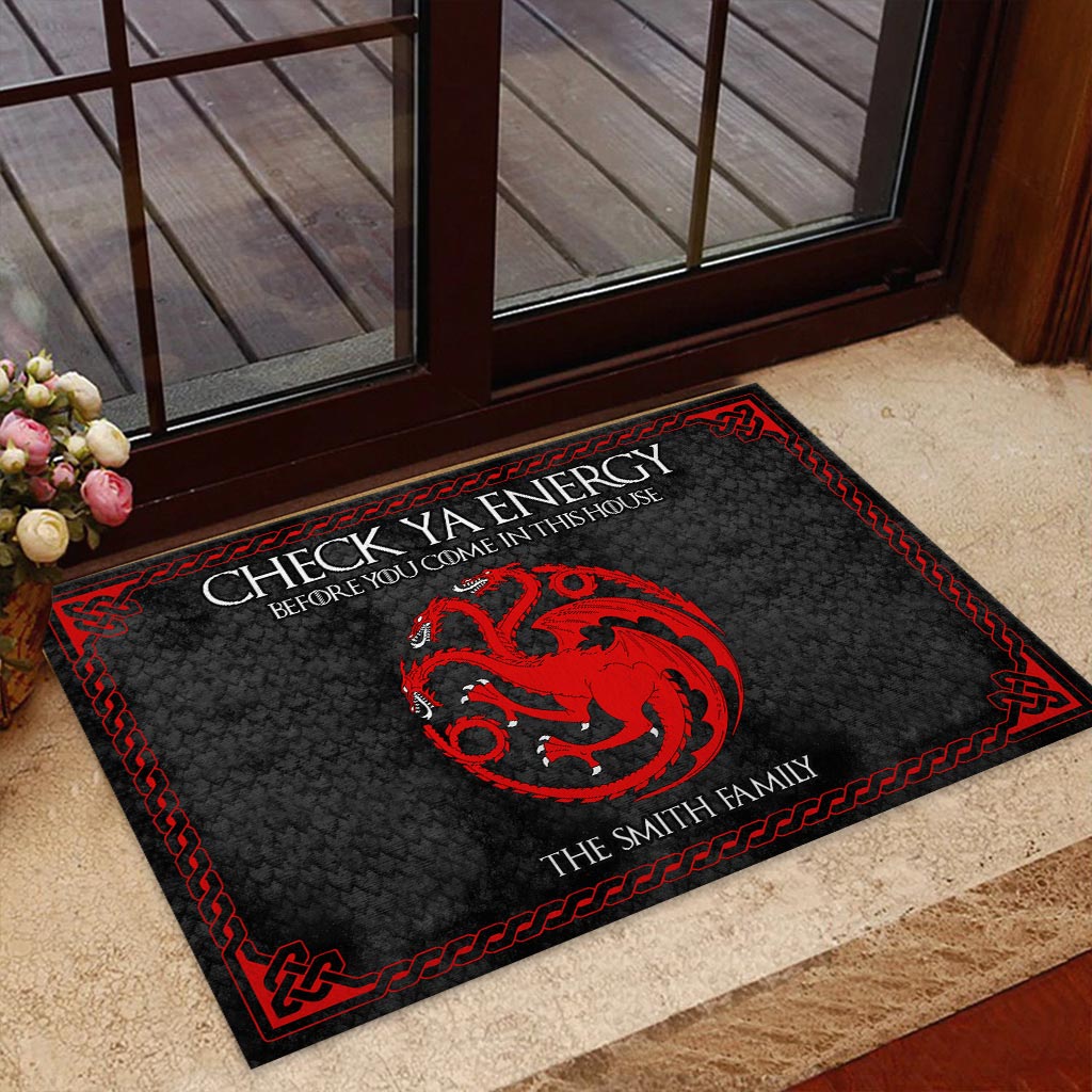Personalized Game Of Thrones Doormat Custom Family Name