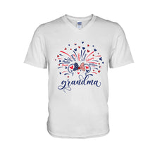 Load image into Gallery viewer, Personalized Firework Mouse T-shirt &amp; Hoodie for Family | 4th of July Gift
