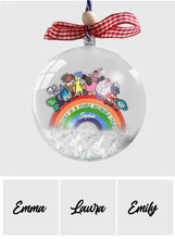 Load image into Gallery viewer, Personalized Snow Globe Ornament Custom Name Holiday Gift
