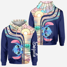 Load image into Gallery viewer, Personalized Ohana Hoodie and Leggings Custom Name Gift for Kids
