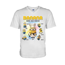 Load image into Gallery viewer, Personalized Banana Nana T-shirt Custom Gift for Grandma
