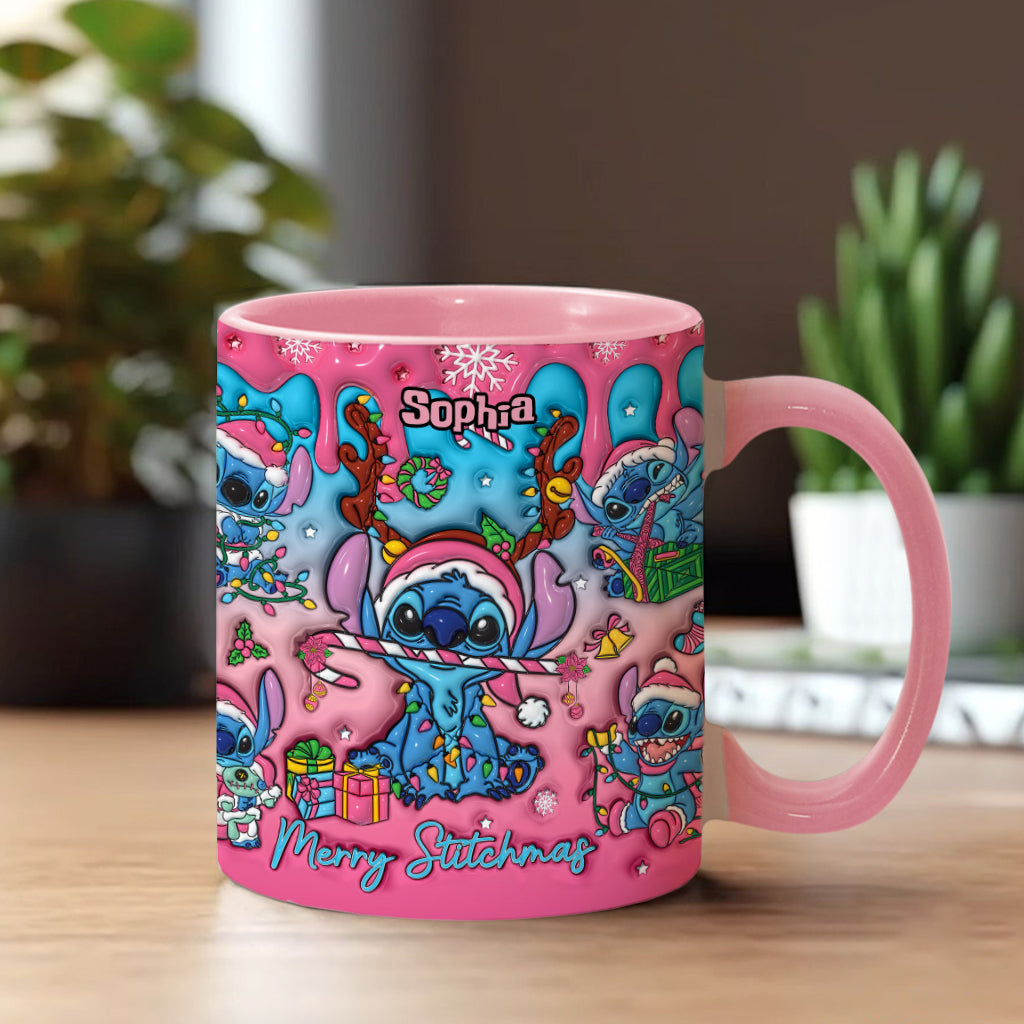 Personalized Ohana Accent Mug Christmas Gift for Mom