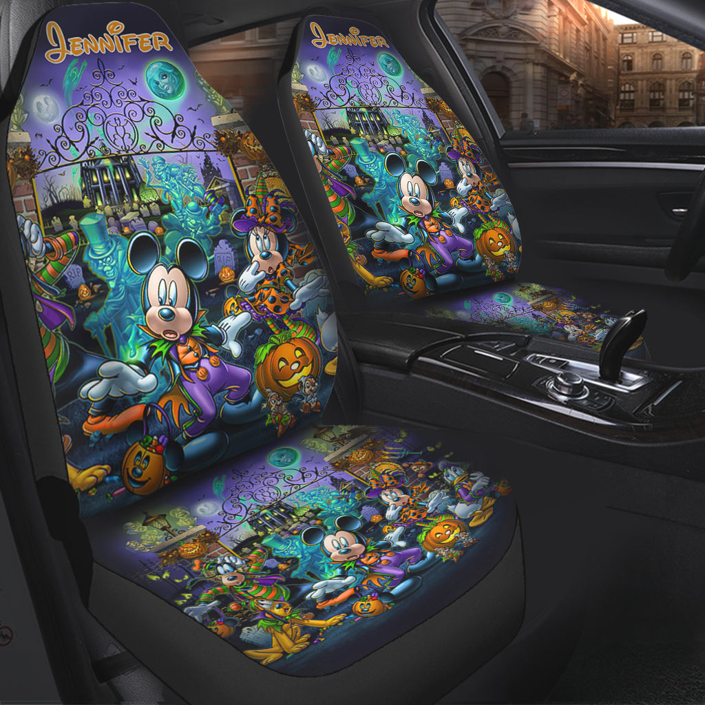 Personalized Mouse-Themed Car Seat Covers for Kids | GradoCreations