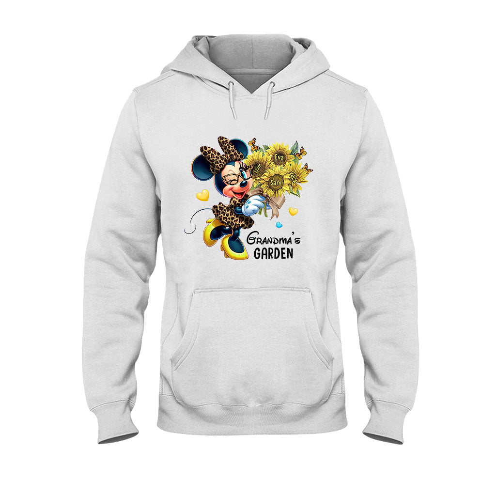 Personalized Grandma's Garden T-shirt & Hoodie with Custom Names Gift
