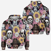 Load image into Gallery viewer, Personalized Horror Themed All Over Shirt Custom Design Gift
