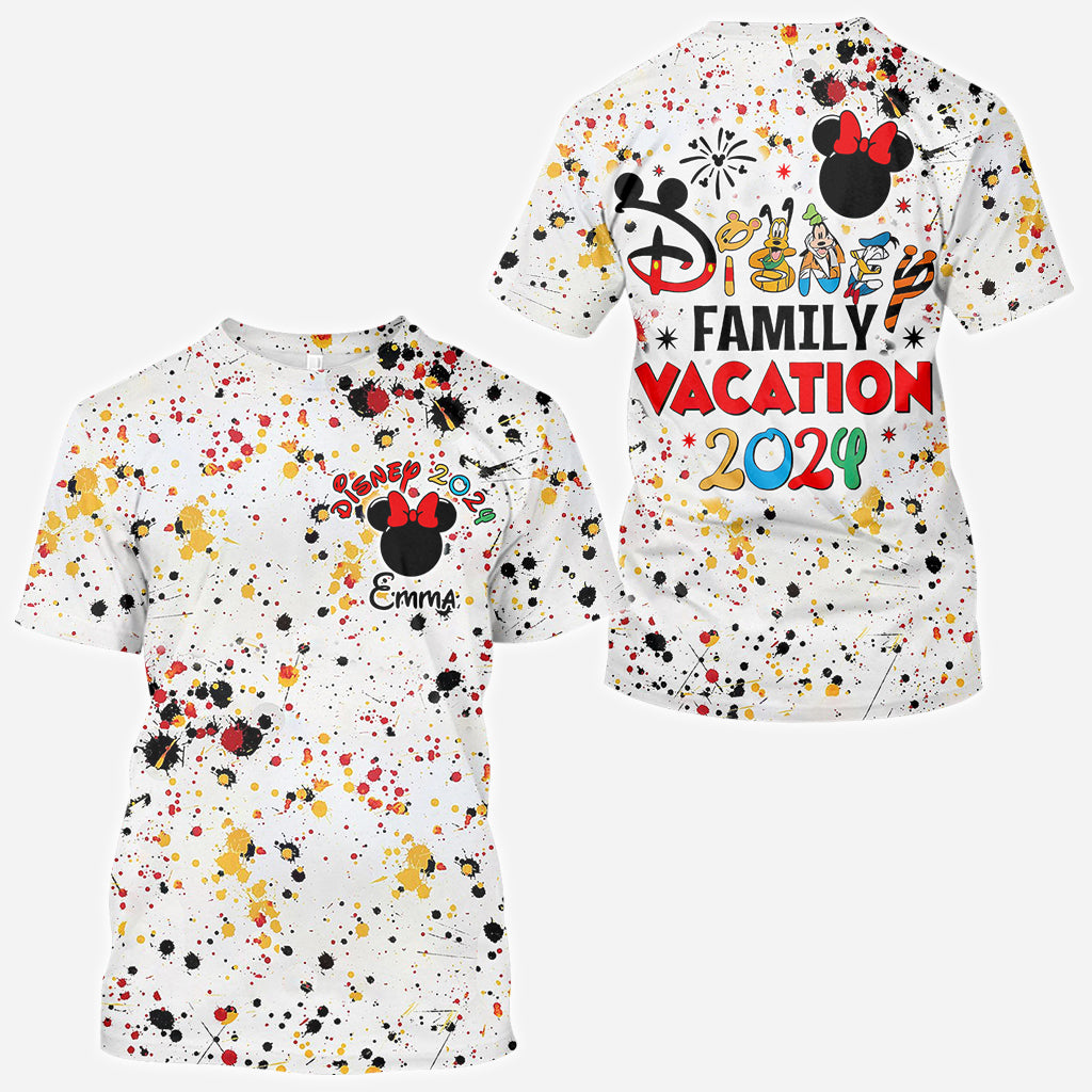 Personalized Disney Family Vacation All Over Shirt for Kids
