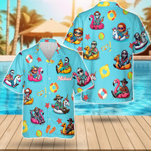 Load image into Gallery viewer, Personalized Horror Hawaiian Shirt Custom Name Gift for Him
