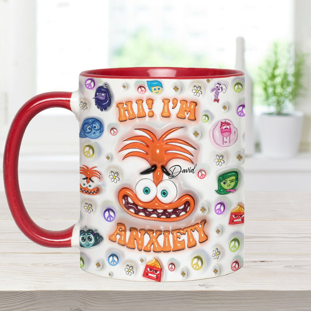 Personalized Two-Tone Accent Mug Custom Name Gift for Birthday