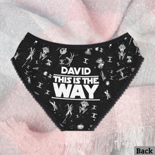 Load image into Gallery viewer, Personalized Lace Border Women's Briefs Custom Names Gift for Couples
