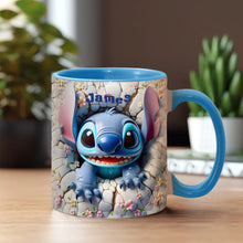Load image into Gallery viewer, Personalized Ohana Accent Mug Custom Name Gift for Kids
