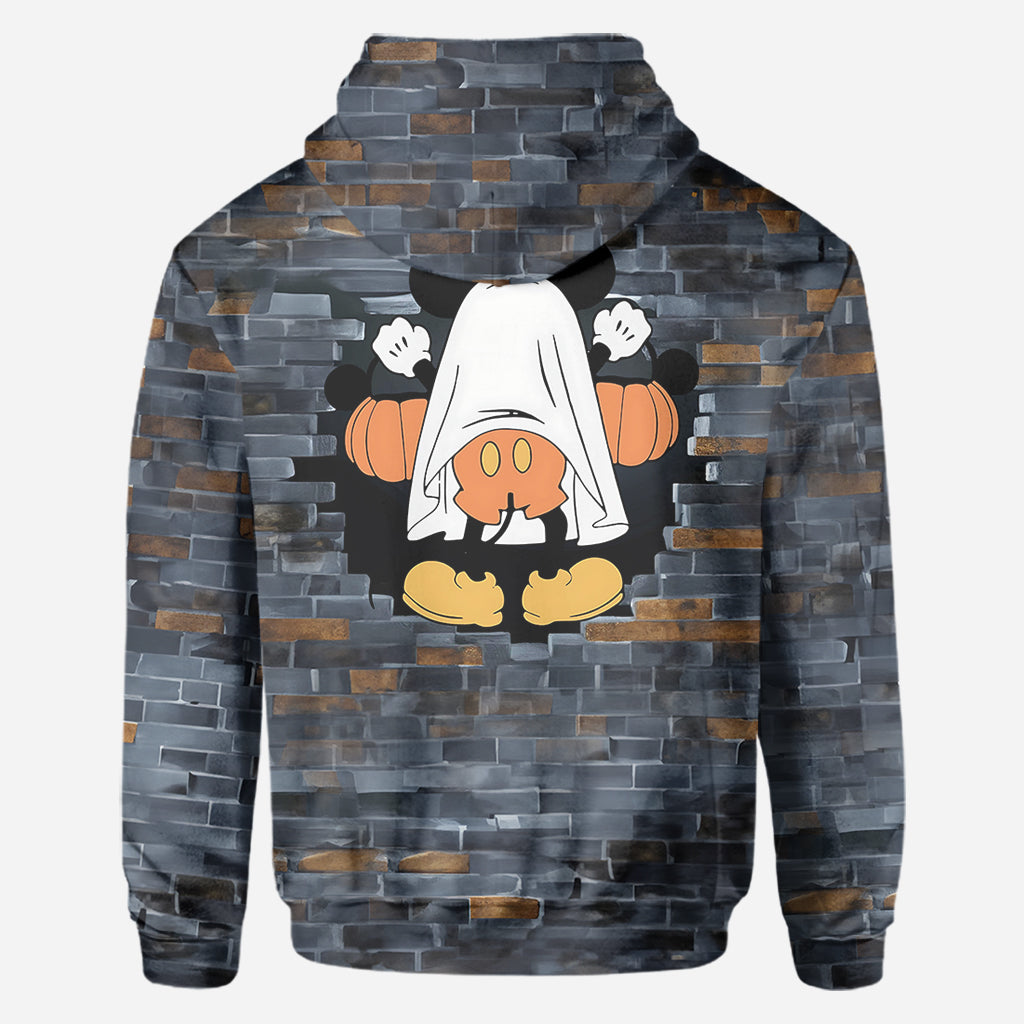 Funny Personalized Ghost Mouse All Over Shirt for Kids & Adults