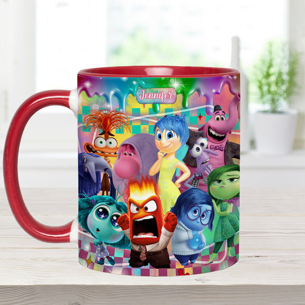 Personalized Accent Mug with Custom Name for Birthday/Graduation