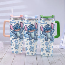 Load image into Gallery viewer, Personalized Ohana Tumbler with Handle Custom Design Gift
