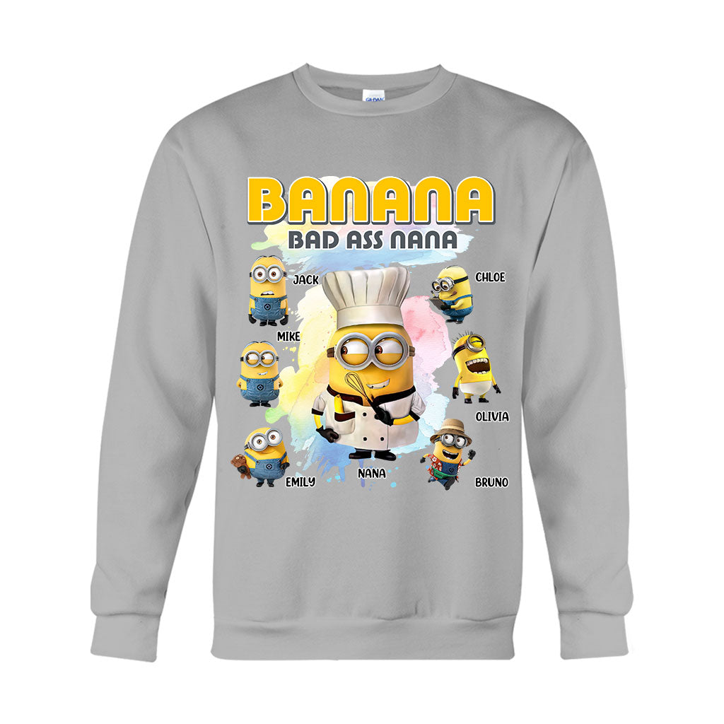Personalized Banana Nana T-shirt Custom Gift for Grandma