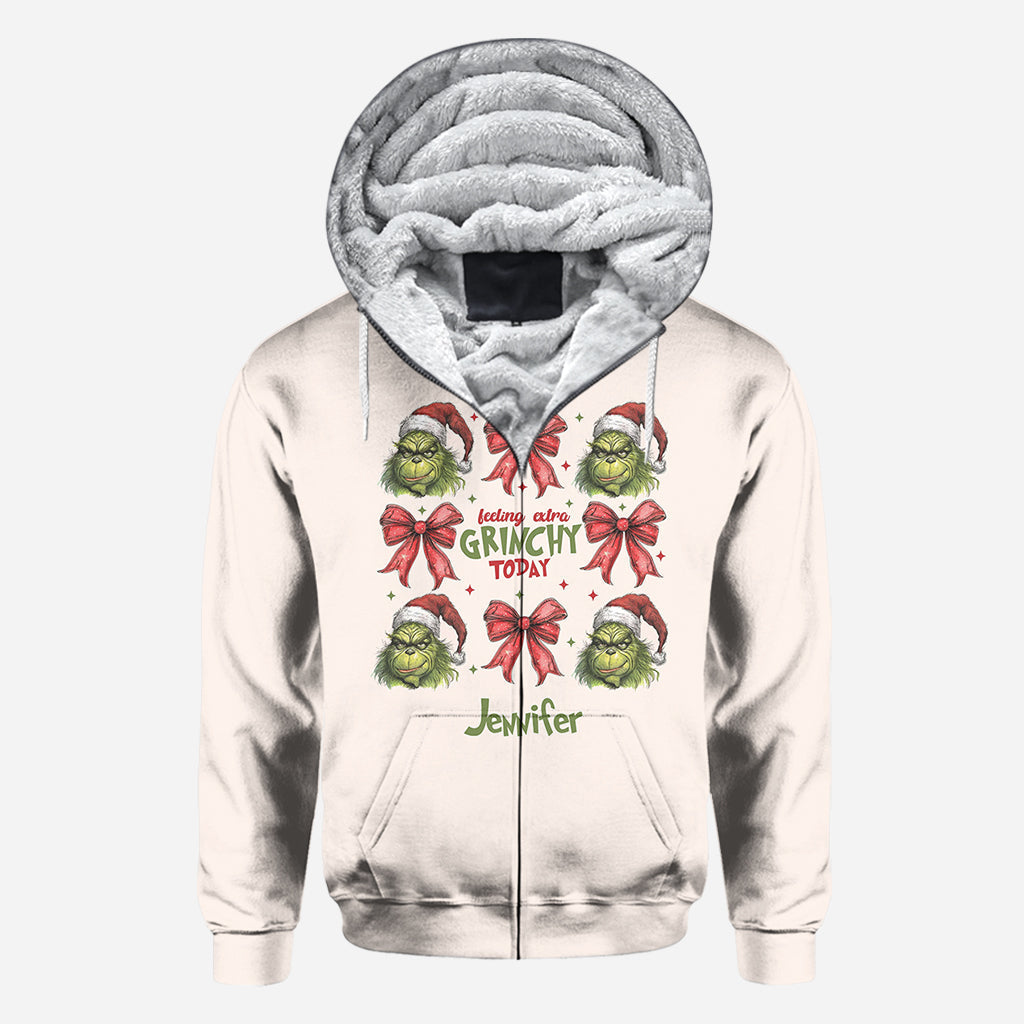 Personalized Grinch All-Over Shirt Custom Name Christmas Gift