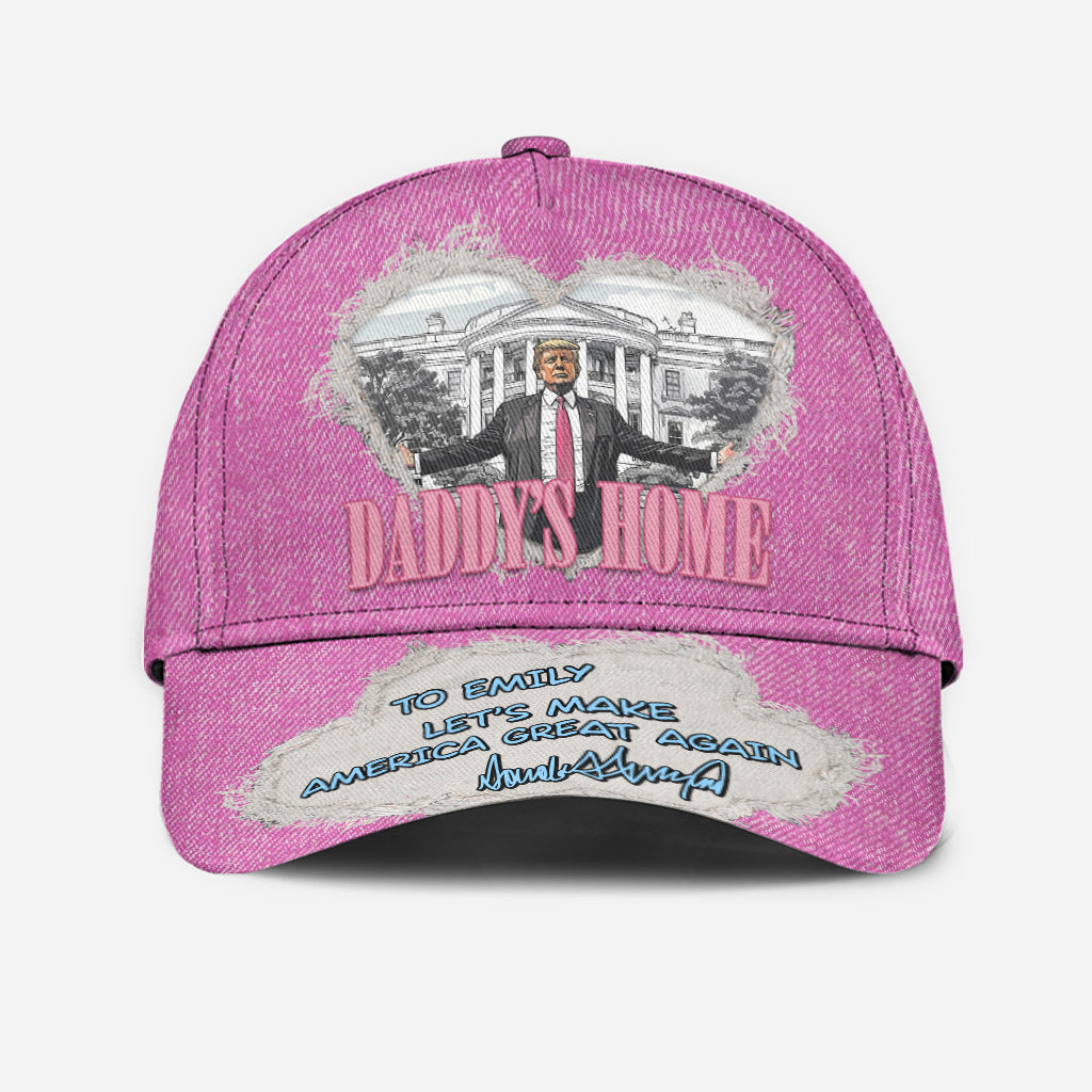 Personalized Classic Cap Daddy's Home Custom Name Gift for Dad