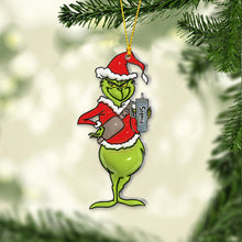 Load image into Gallery viewer, Personalized Grinch Christmas Ornament Custom Name Gift
