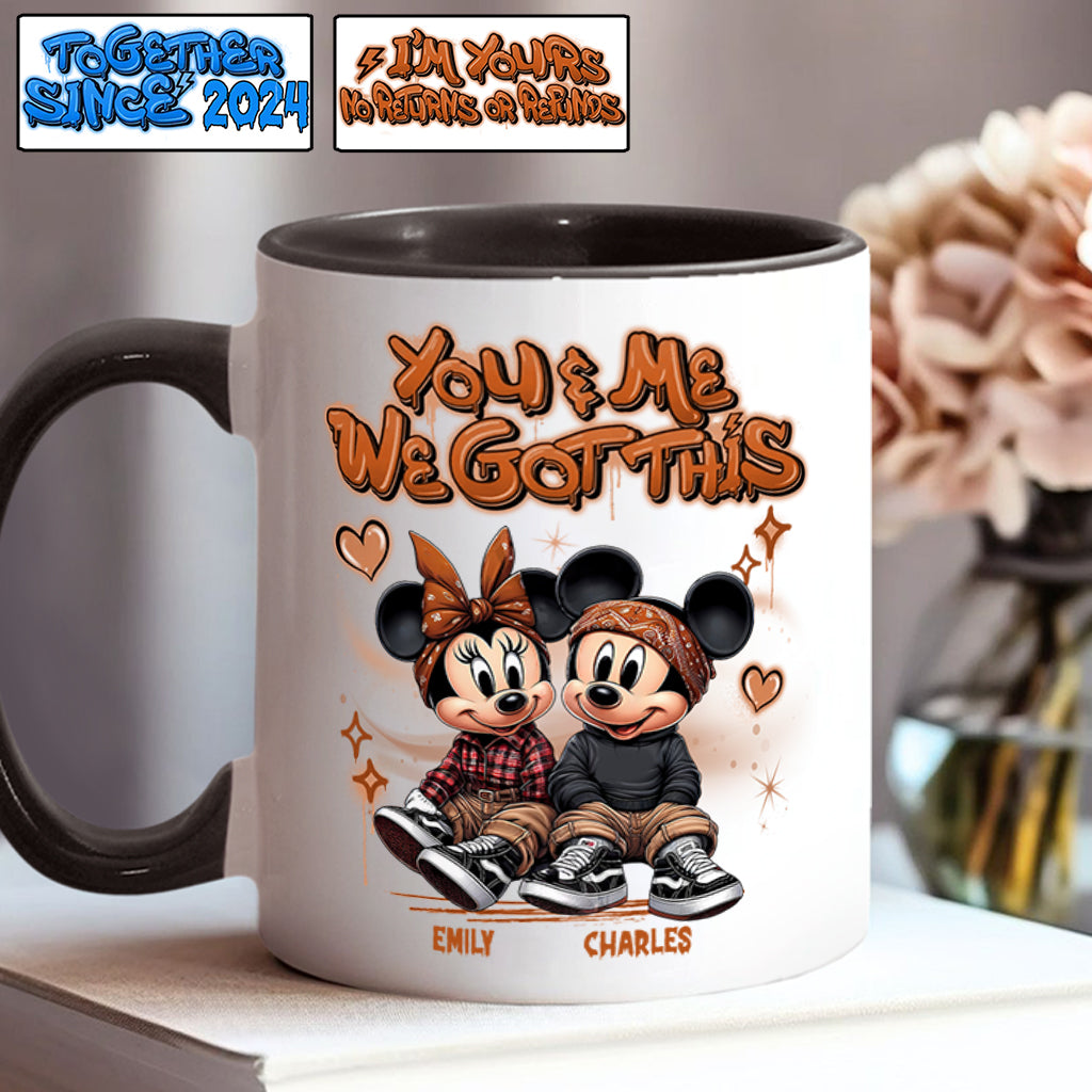 Personalized We Got This Accent Mug Custom Name Gift for Couples