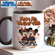 Load image into Gallery viewer, Personalized We Got This Accent Mug Custom Name Gift for Couples
